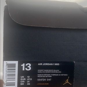 Air Jordan 1 Mid Desert 🏜 Sand